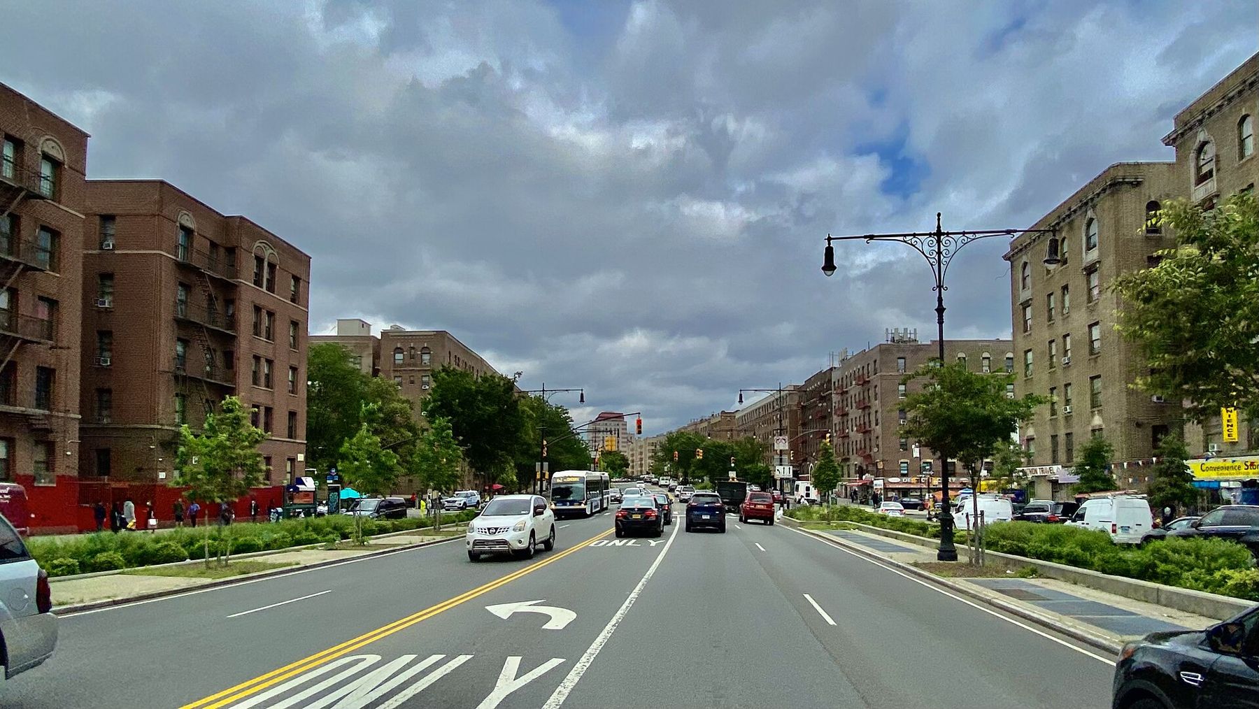Apartment buildings on the Grand Concourse, Bronx