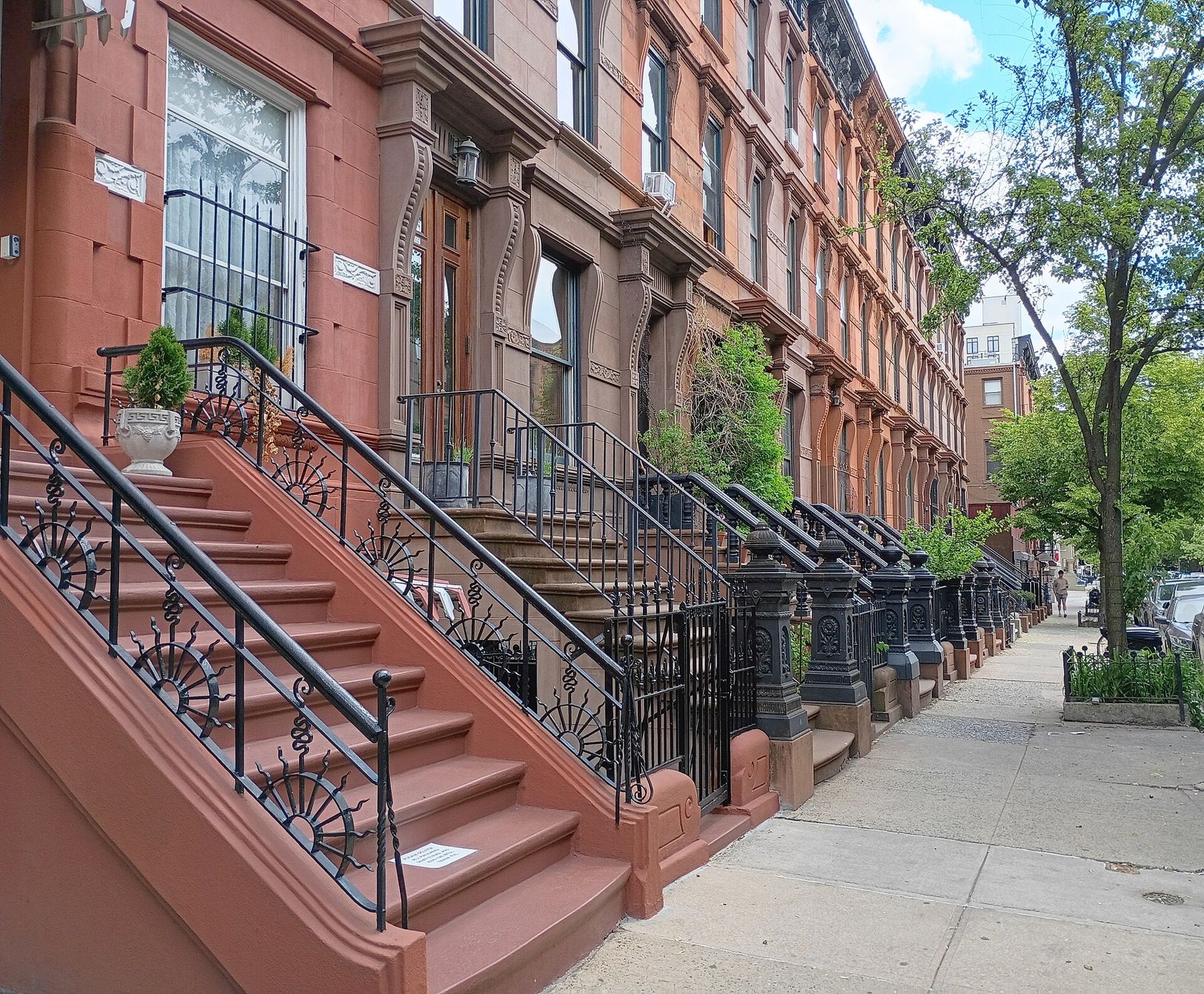 Brownstones in Harlem